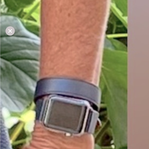 Hermes Apple Watch Strap Navy Double Tour